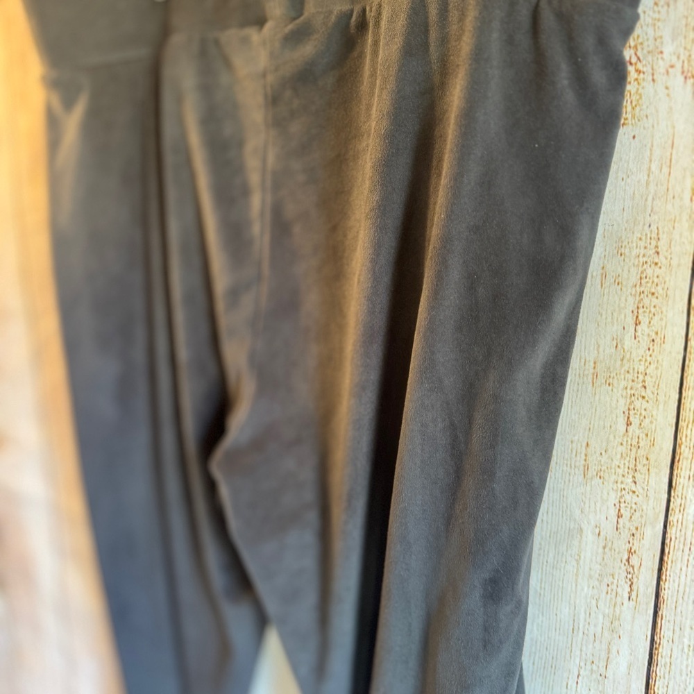 Seven7 Women’s Gray Soft Faux Suede Leggings, Pull On High Rise Stretch, Sz XXL‍ - Picture 5 of 9